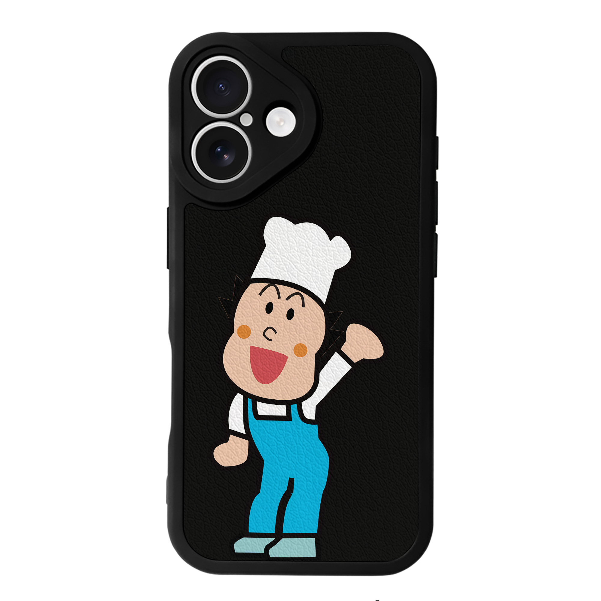 （画像用） アンパンマン Anpanman 【iPhone 16シリーズ対応】シリコンスマホケース（レザー調） 材質：シリコン